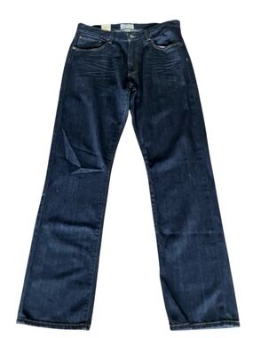 Fossil Vintage Mens Easy Fit Jeans NWT Ink Wash Light Whiskering 34x34 Deadstock